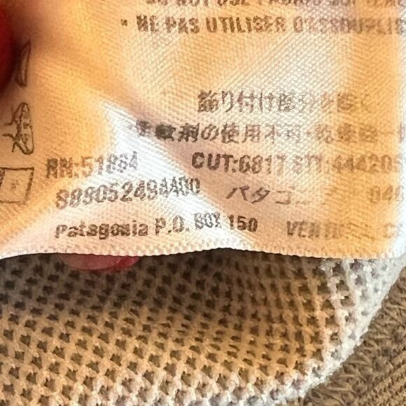 Patagonia Men's Capilene Long Sleeve Gray Crew Neck Style 44420 Size Medium - Picture 8 of 9